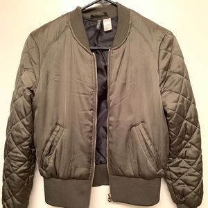 Green Bomber Jacket